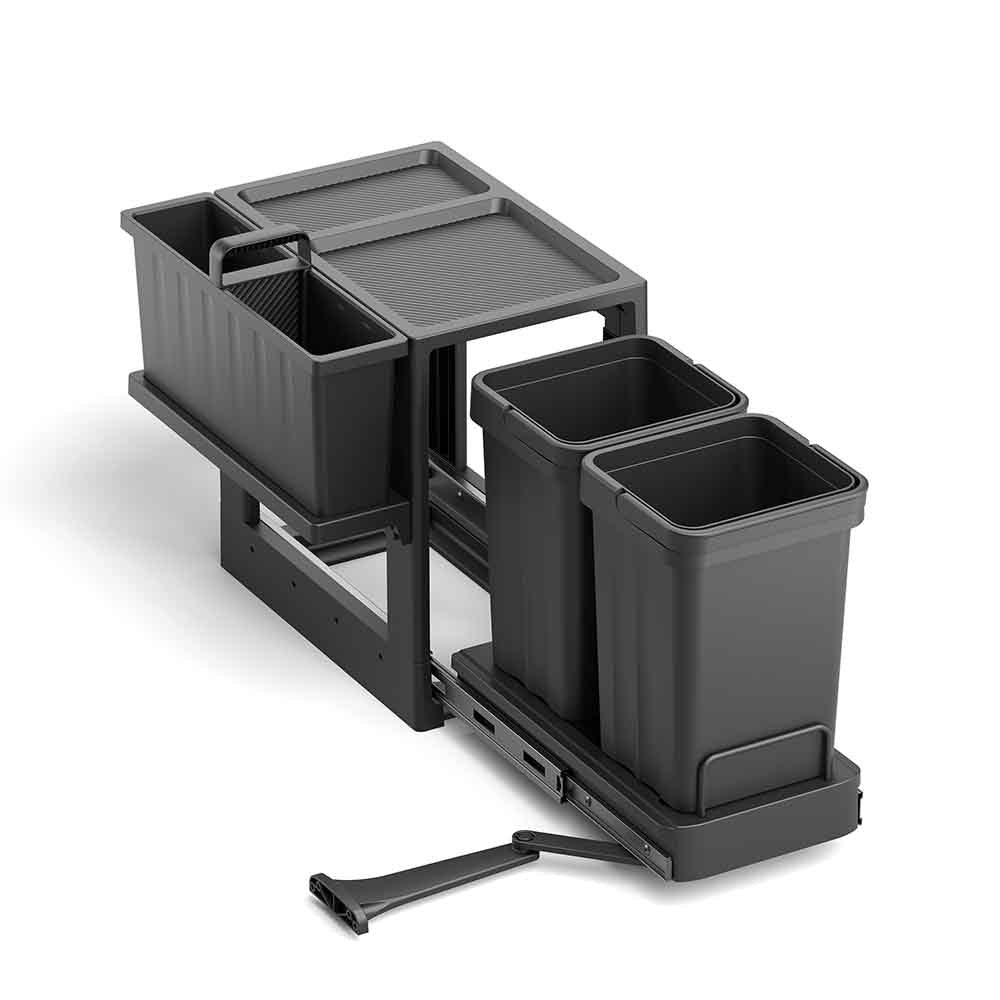 Basurero Compacto para Puerta Abatible