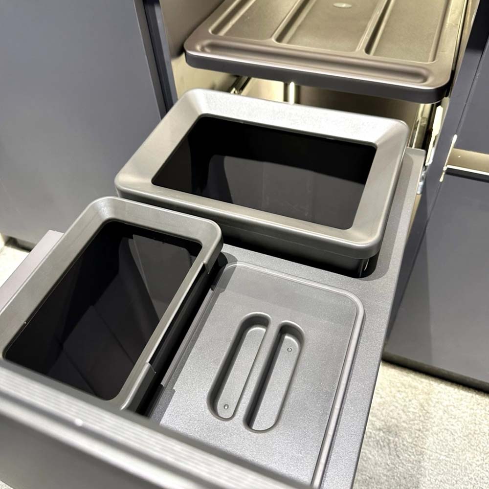 Basurero Reciclaje 3 contenedores extraíble (18L+6L+5L)