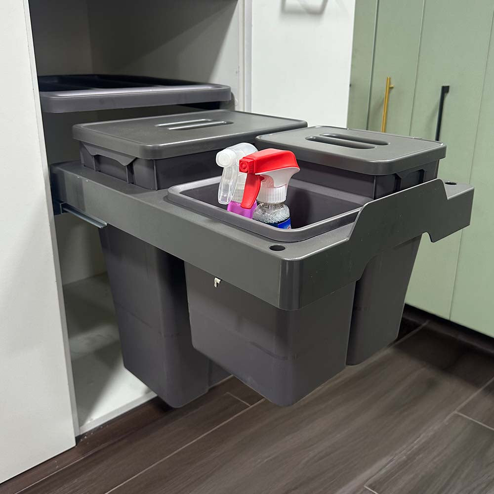 Basurero Reciclaje 3 contenedores extraíble (18L+6L+5L)