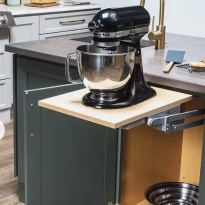 Brazo elevador oculto para mueble de cocina