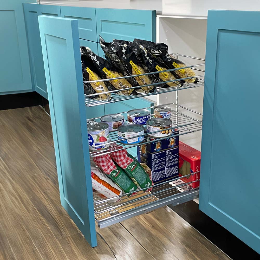 Organizador extraíble 3 niveles cromado