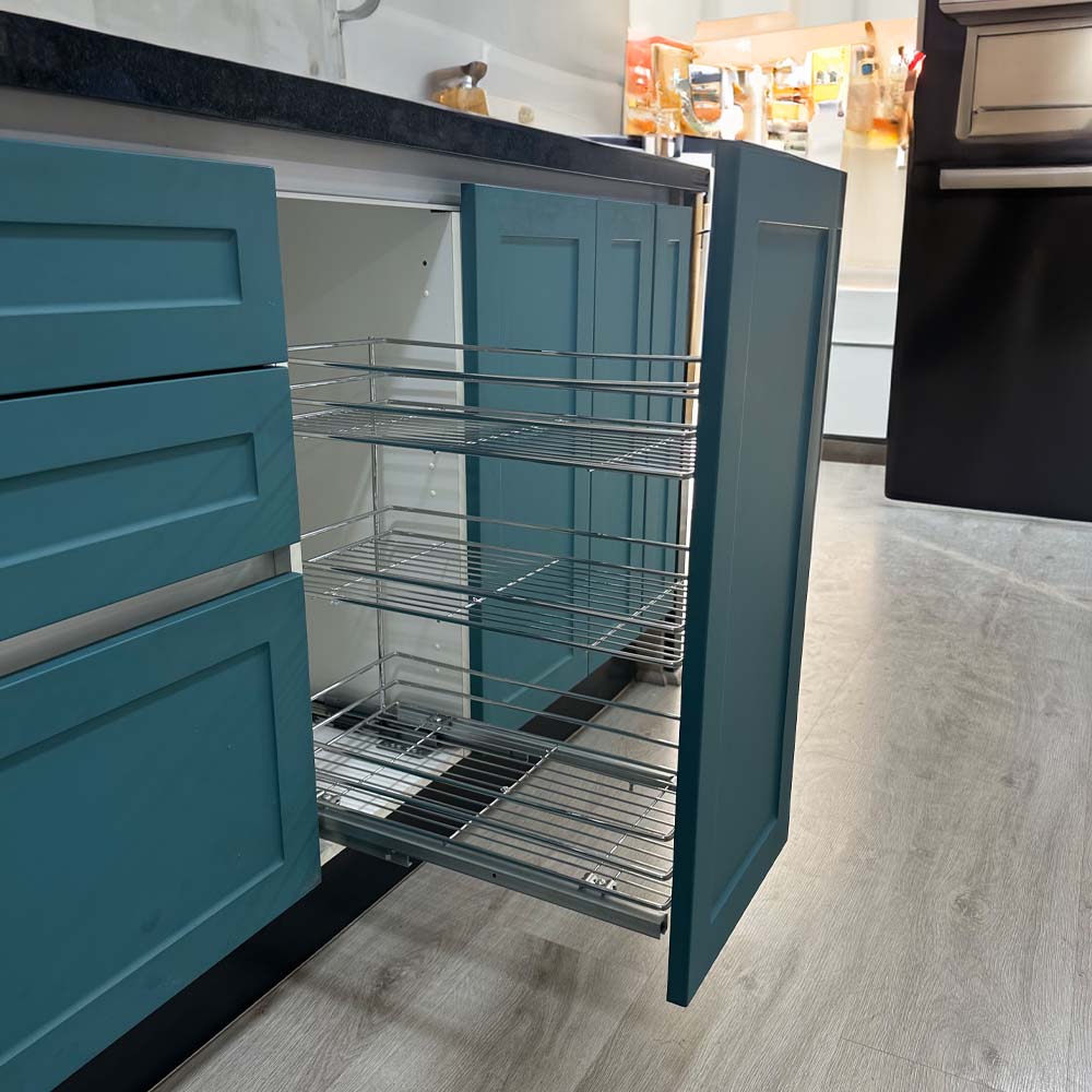 Organizador extraíble 3 niveles cromado