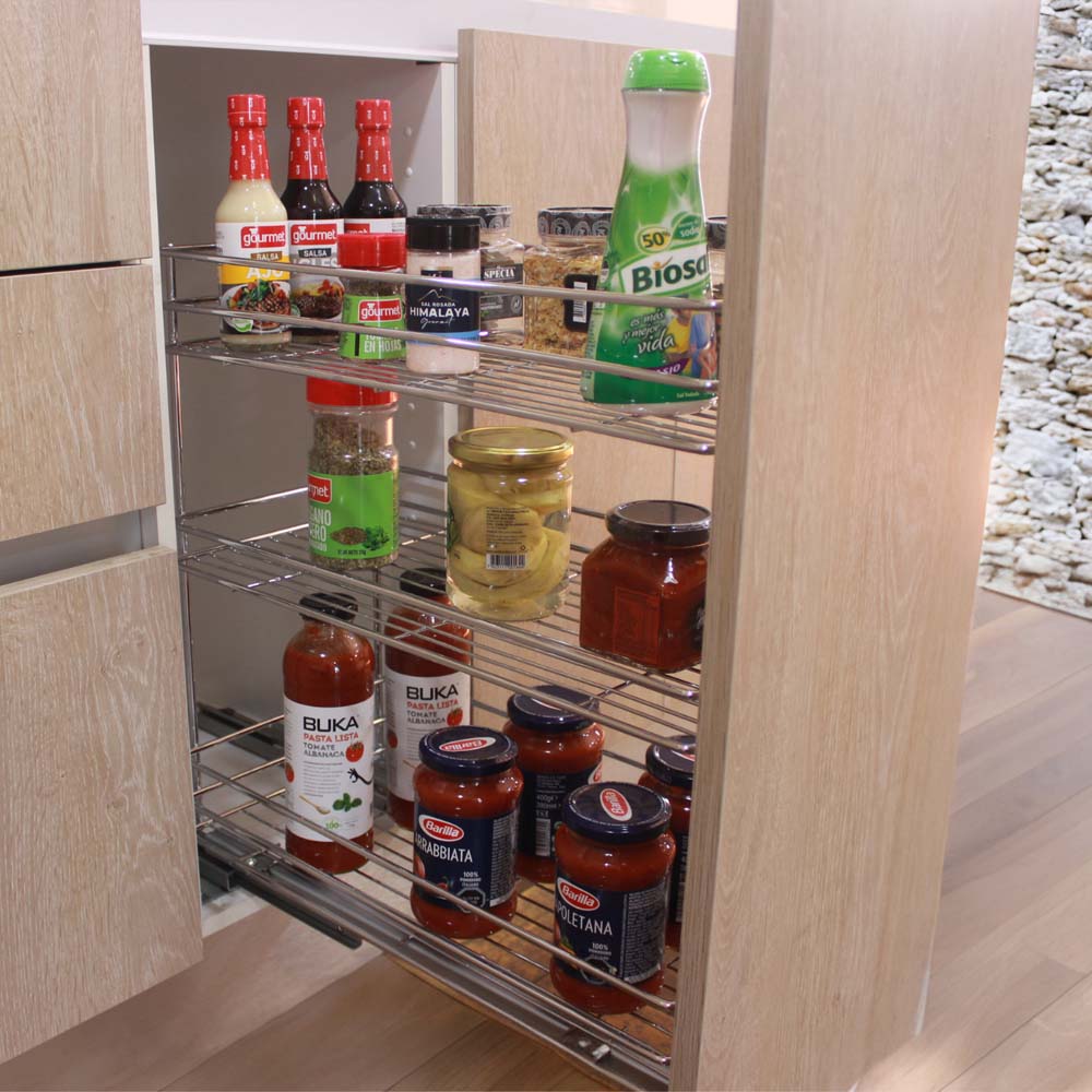 Organizador extraíble 3 niveles cromado