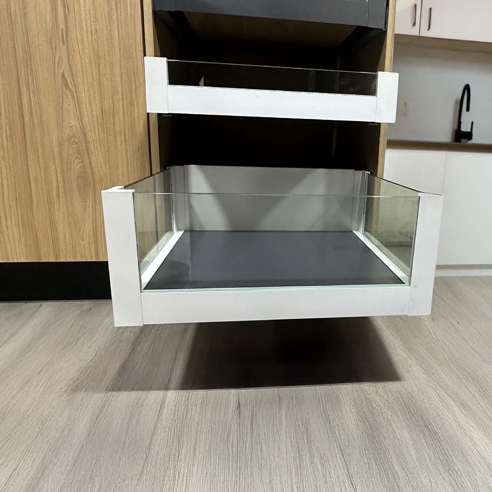 Cajón Vidrio Interior Alto Blanco