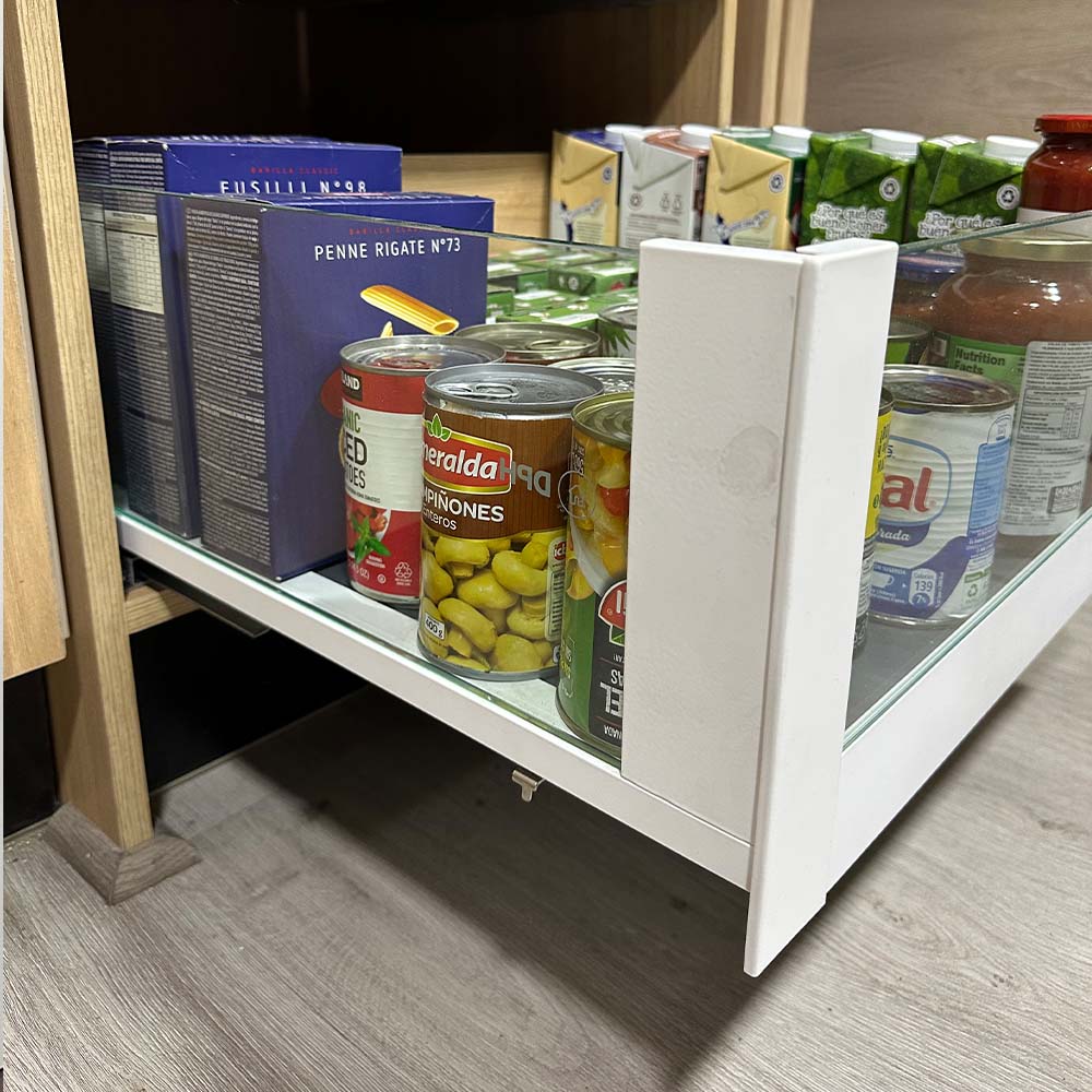 Cajón Vidrio Interior Alto Blanco