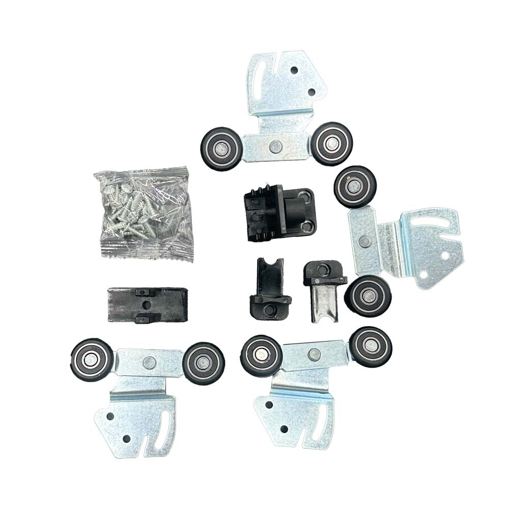 Carro clóset doble con rodamiento caja juego