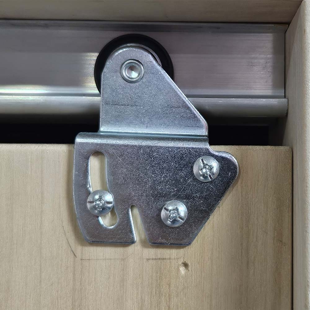 Carro clóset sencillo con rodamiento caja juego