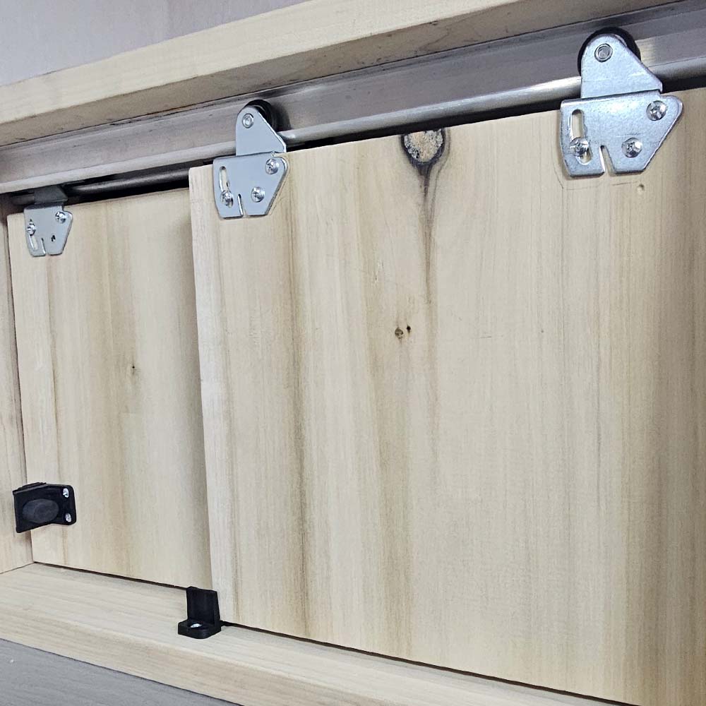 Carro clóset sencillo con rodamiento caja juego