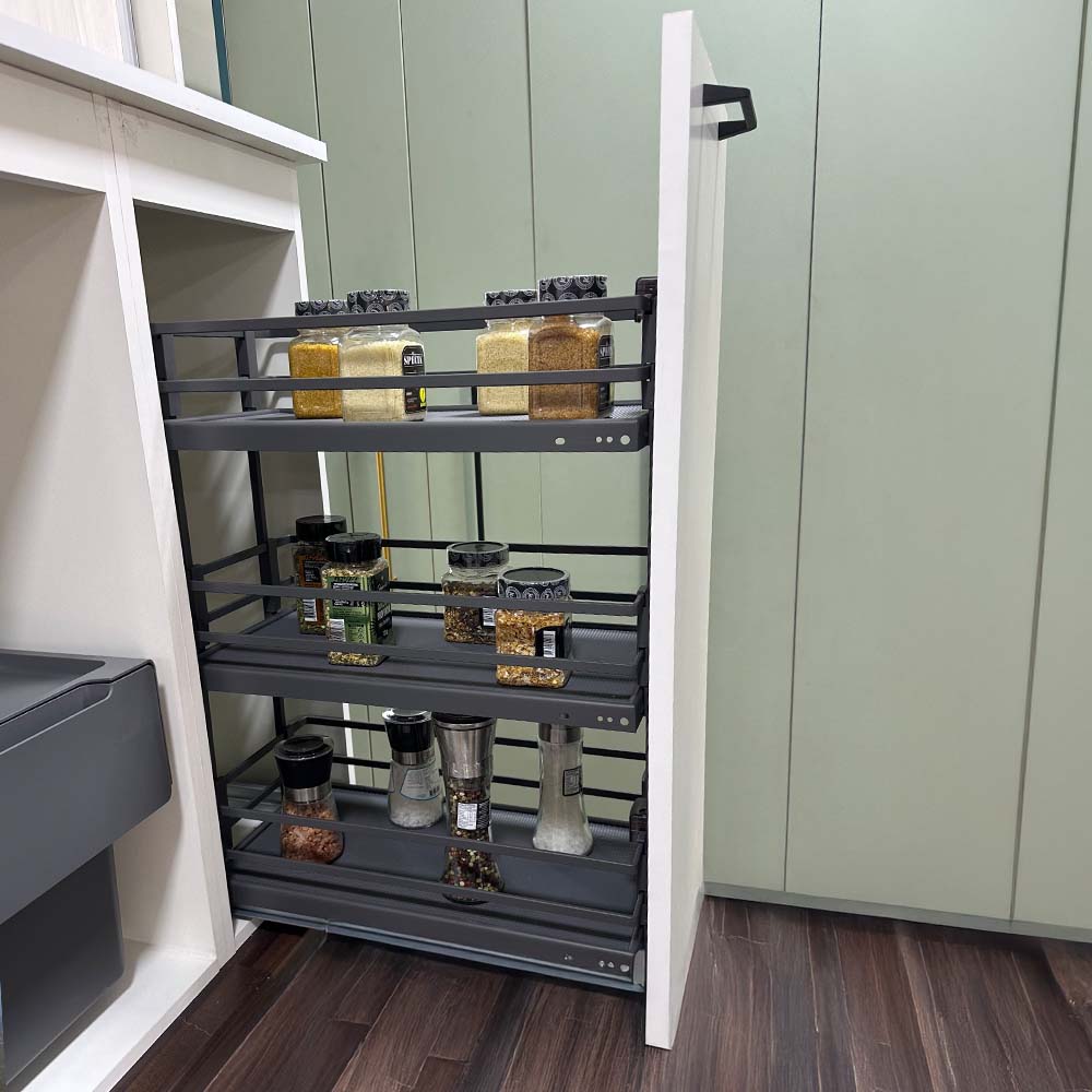 Organizador extraíble 3 niveles antracita