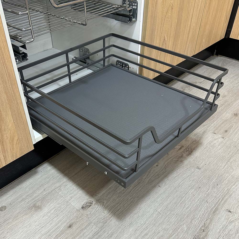 Cesta Organizadora antracita cierre suave