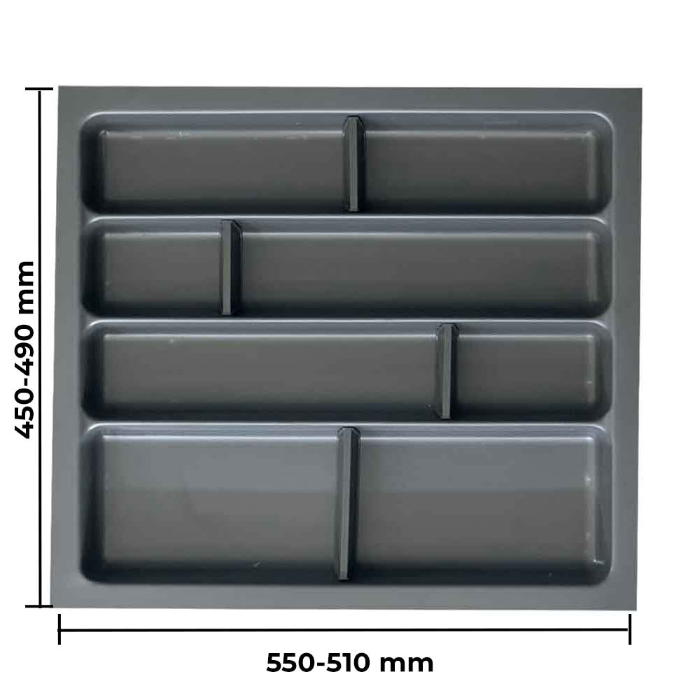 Cubertero ajustable con divisores