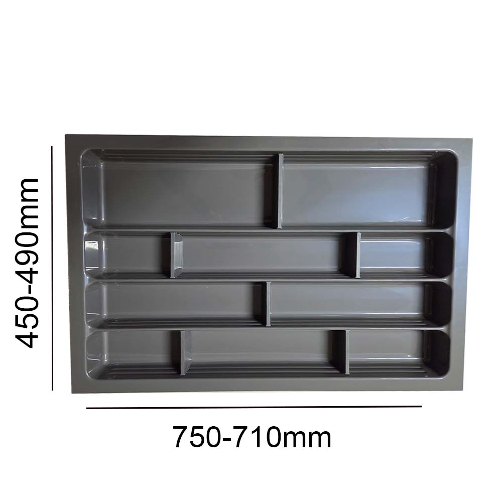 Cubertero ajustable con divisores