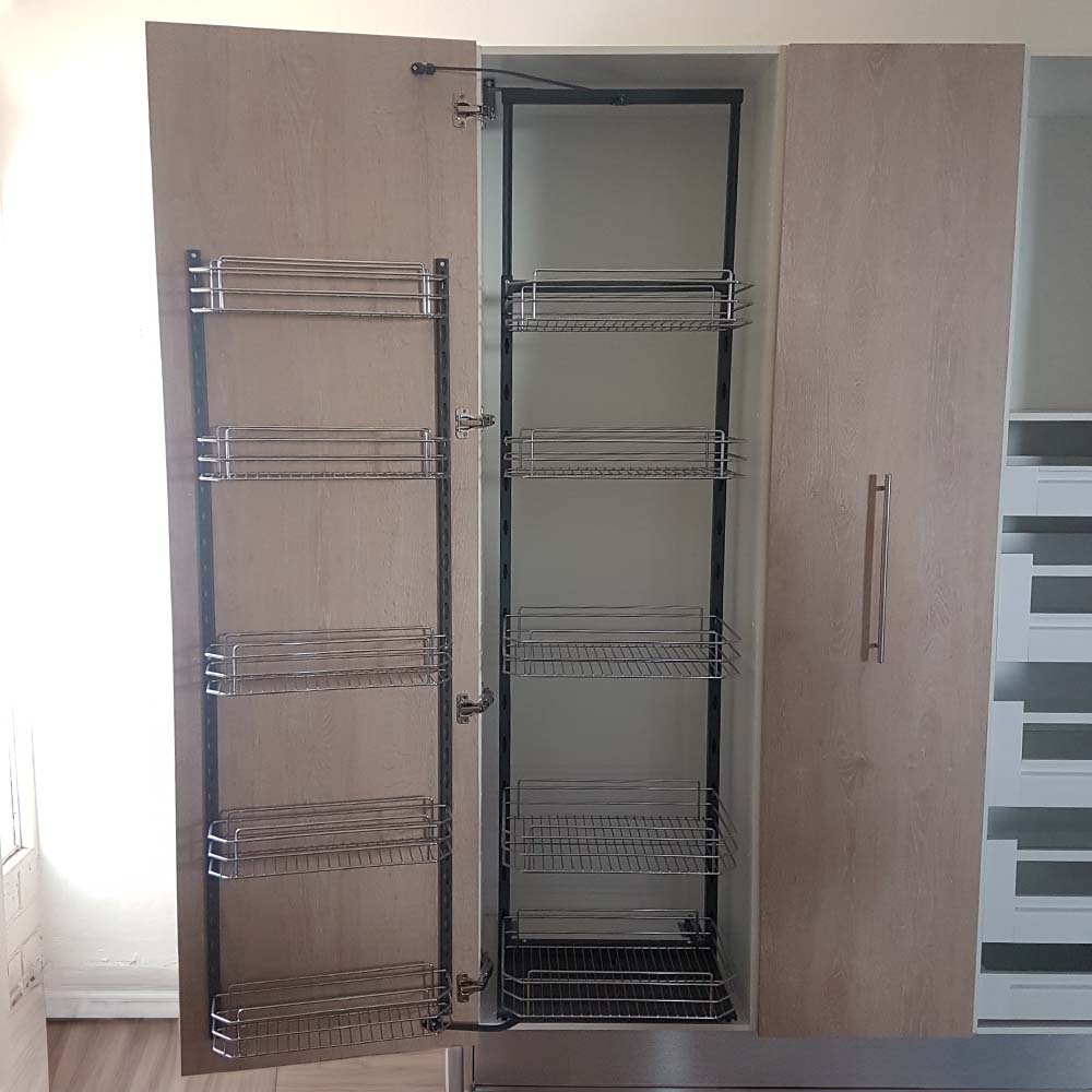 Despensa 6 niveles acero cromado