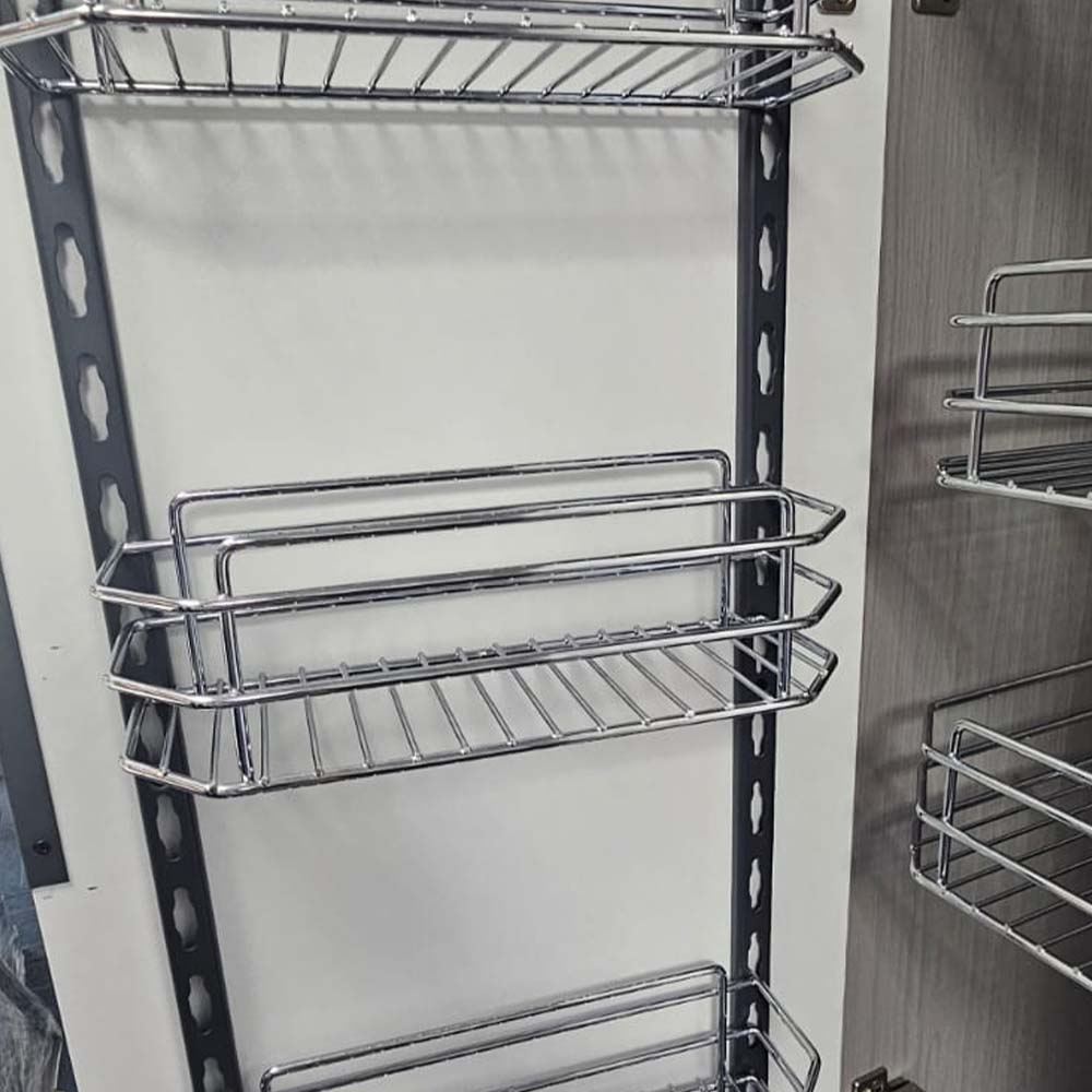 Despensa 6 niveles acero cromado