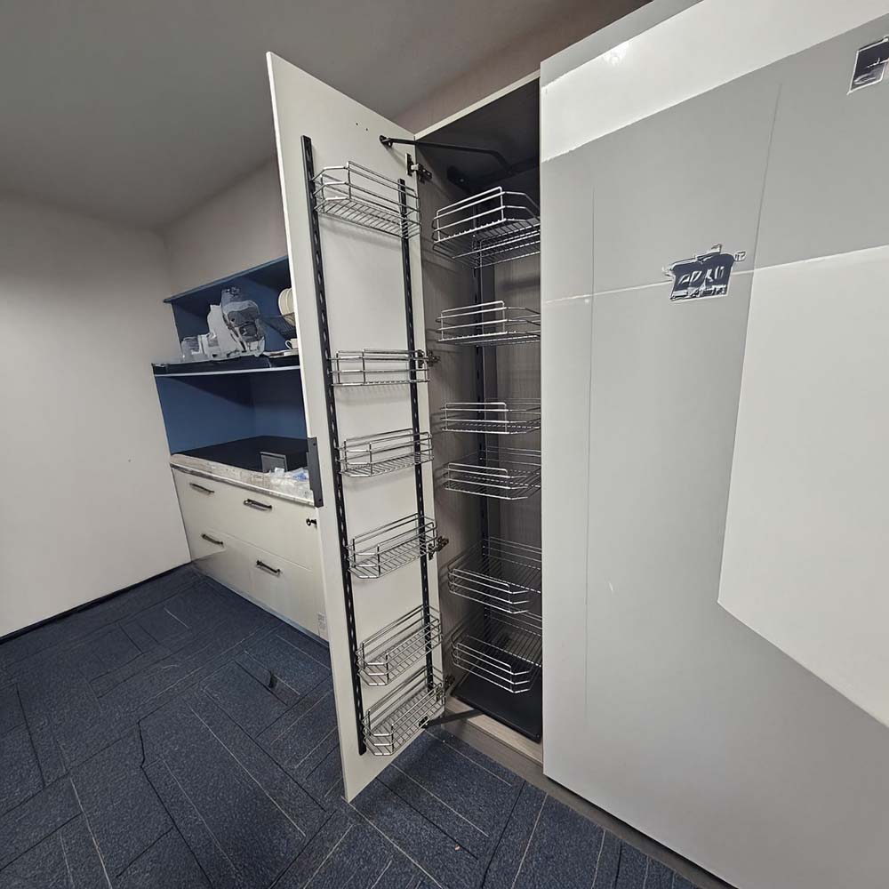 Despensa 6 niveles acero cromado