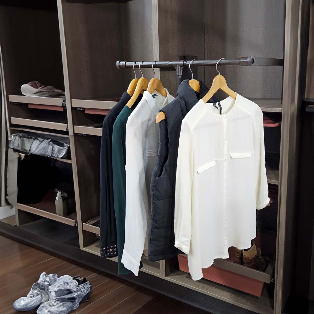 Elevador Barra Closet Moka