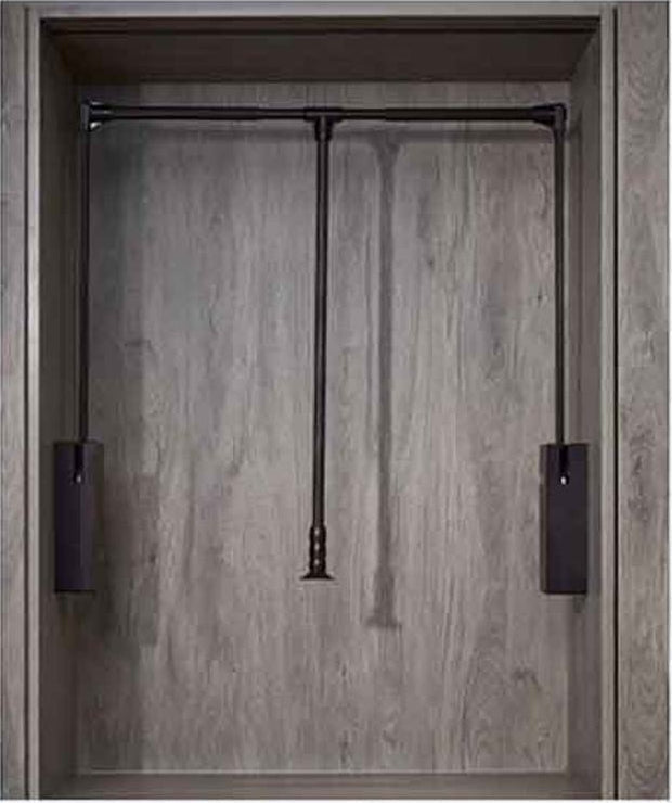 Elevador Barra Closet Negro