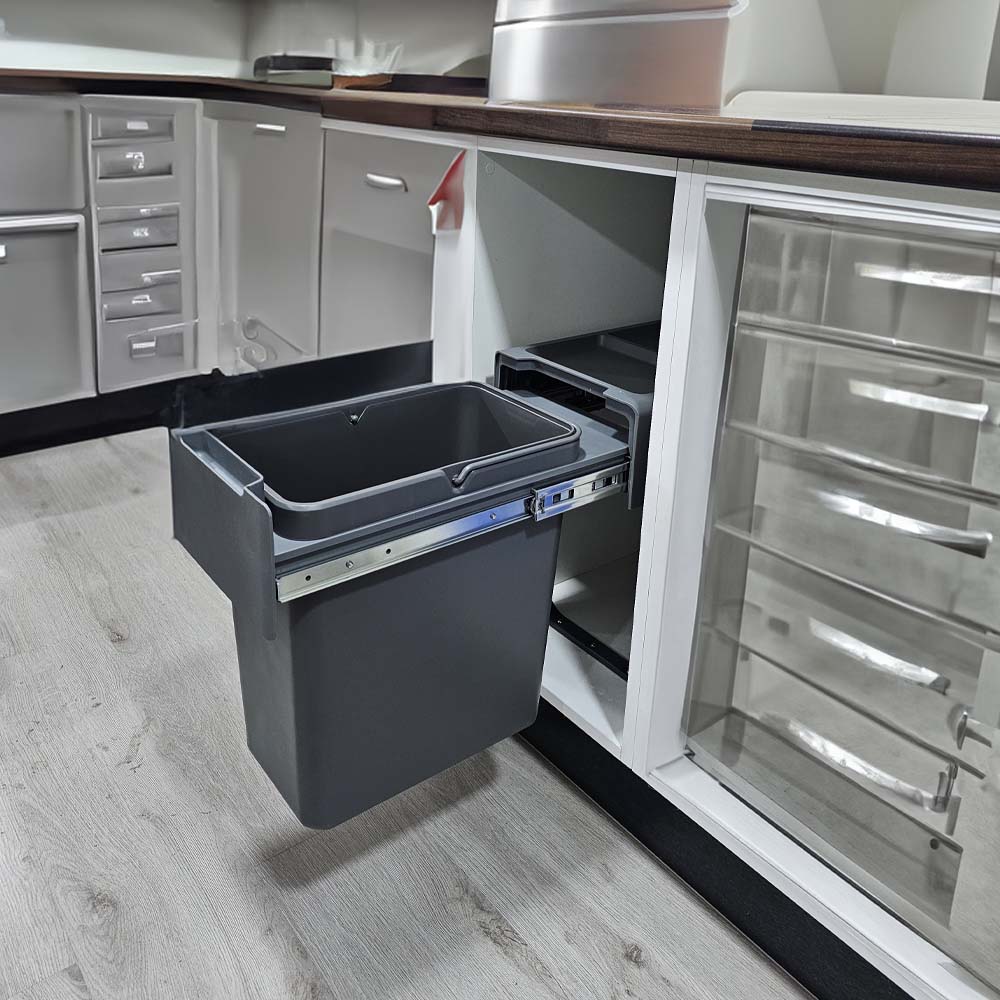 Basurero 1 contenedor extraíble (19 litros)