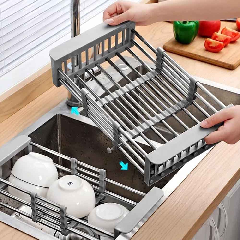 Escurridor extensible para lavaplatos
