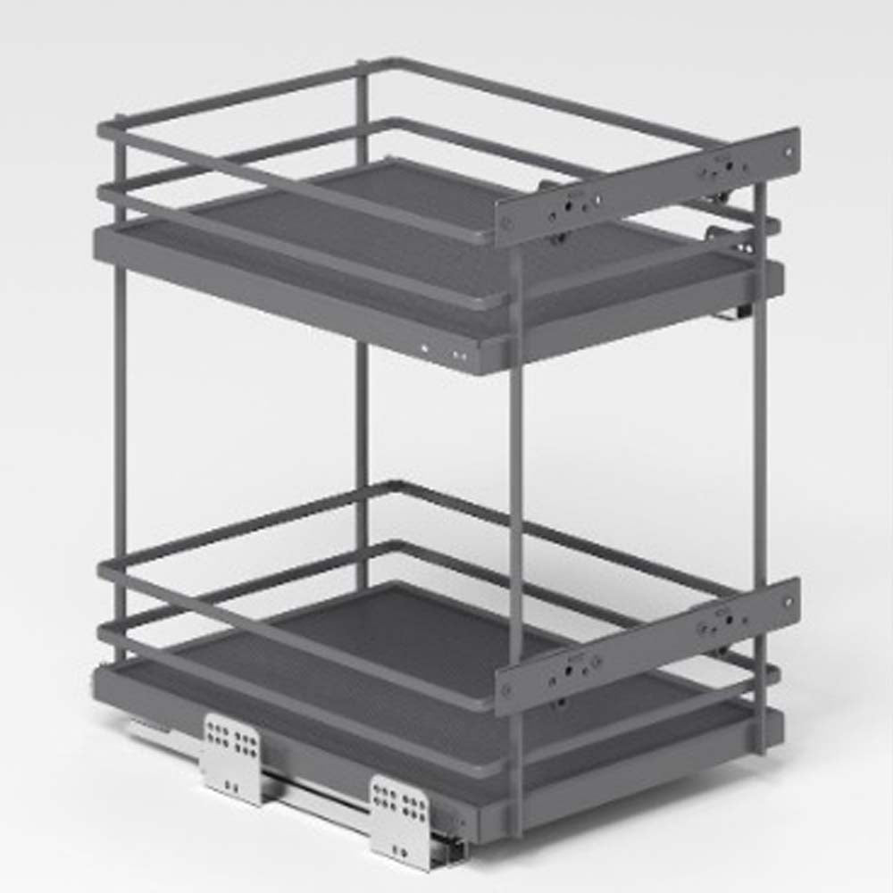 Especiero extraíble para Cocina antracita 300mm cierre suave