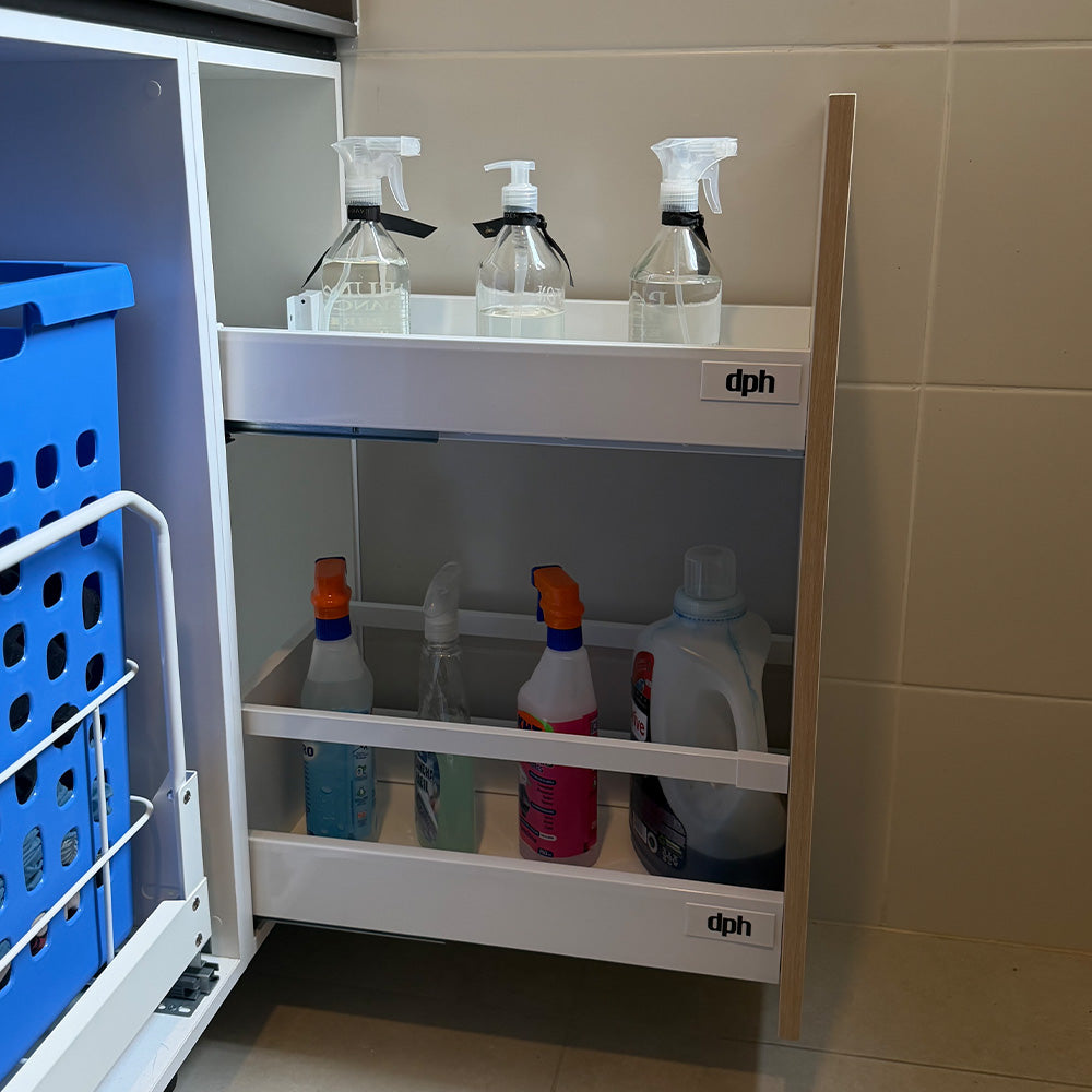 Especiero extraíble para Cocina blanco cierre suave