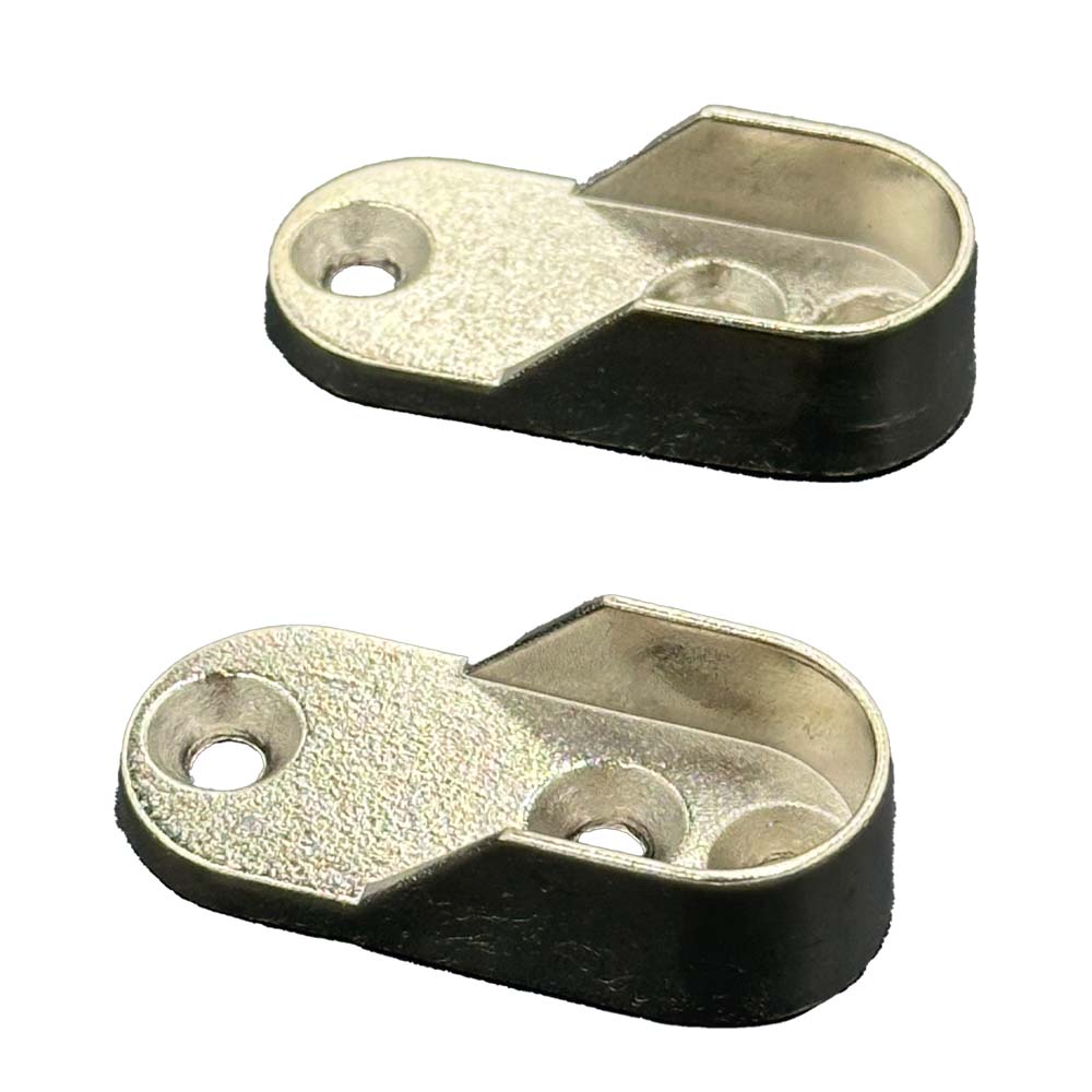 Soporte lateral barra closet ovalado