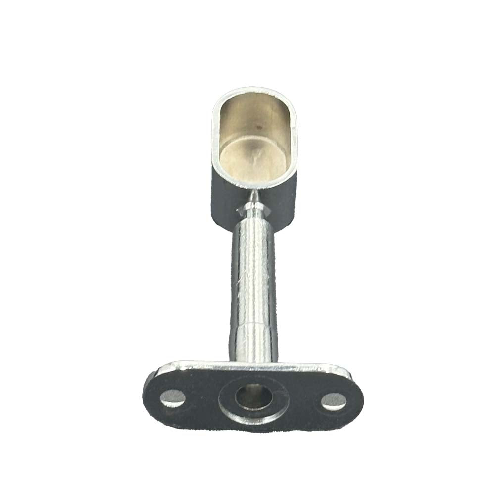 Soporte terminal barra closet ovalado
