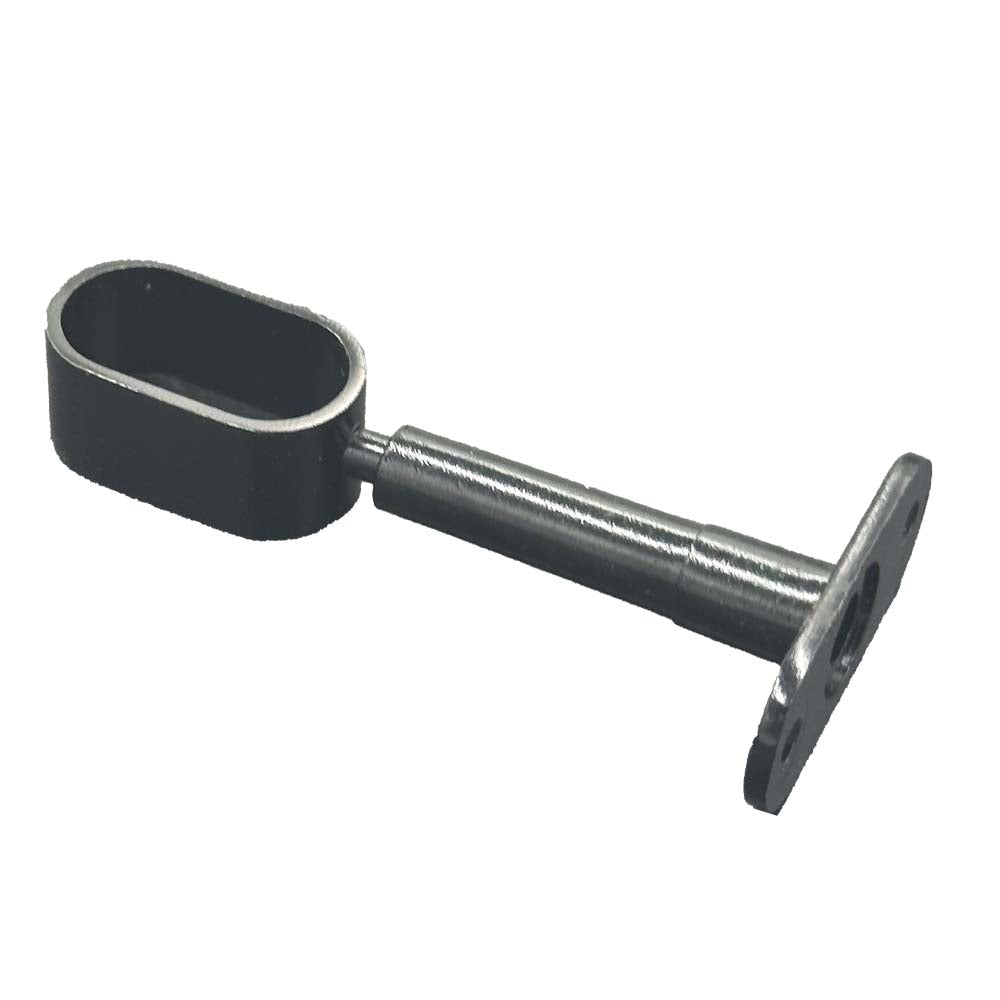 Soporte central barra closet ovalado