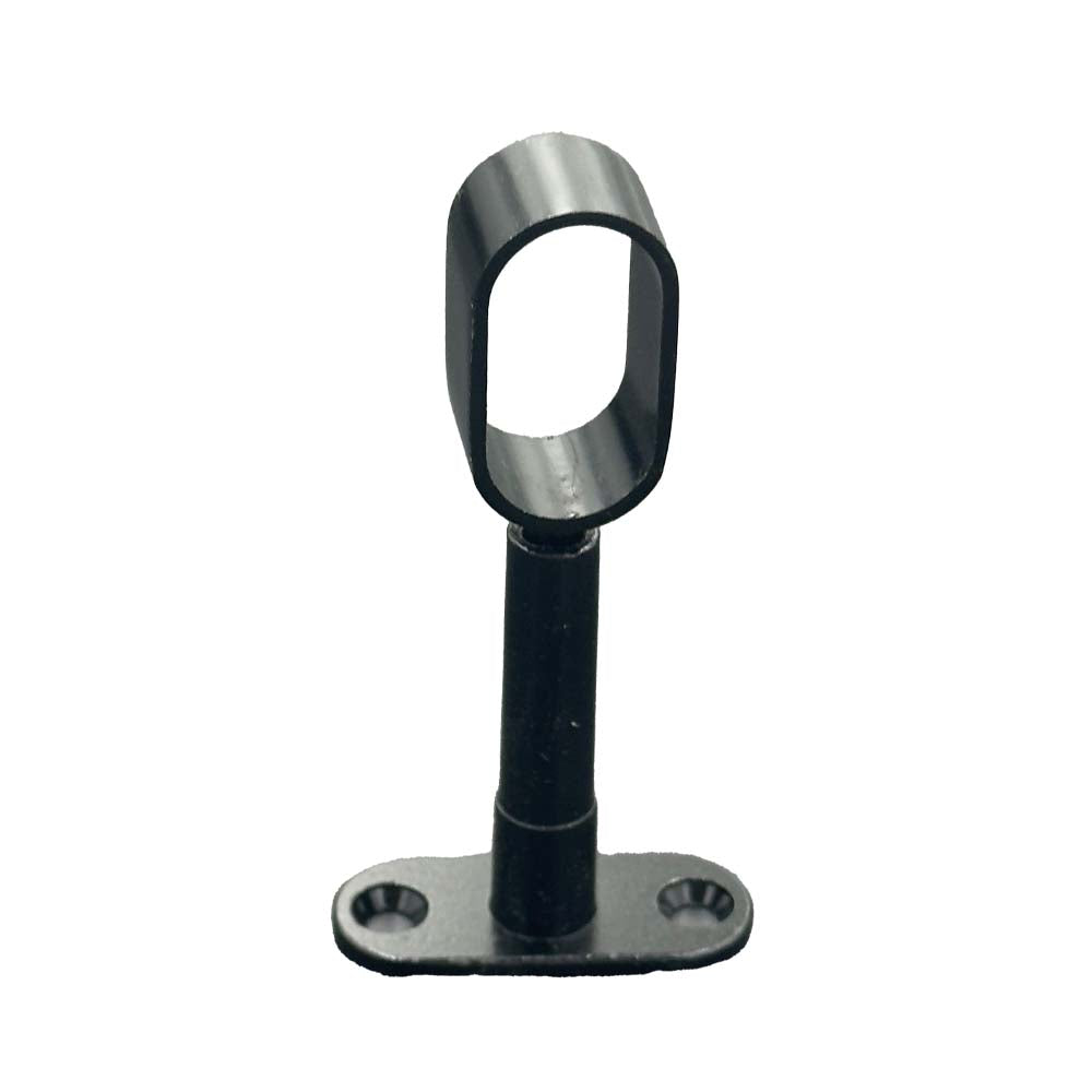 Soporte central barra closet ovalado