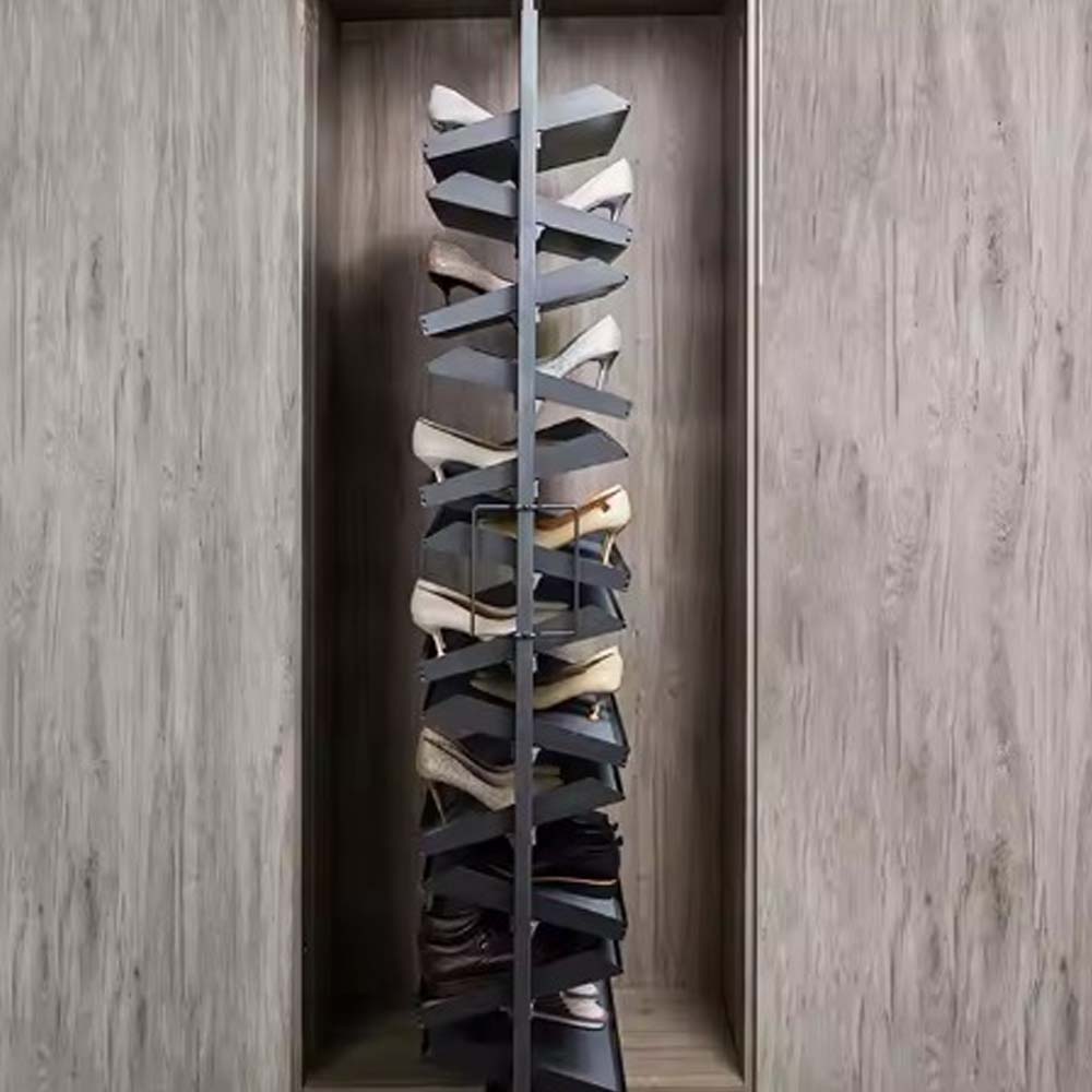 Rack Zapatero Giratorio color gris