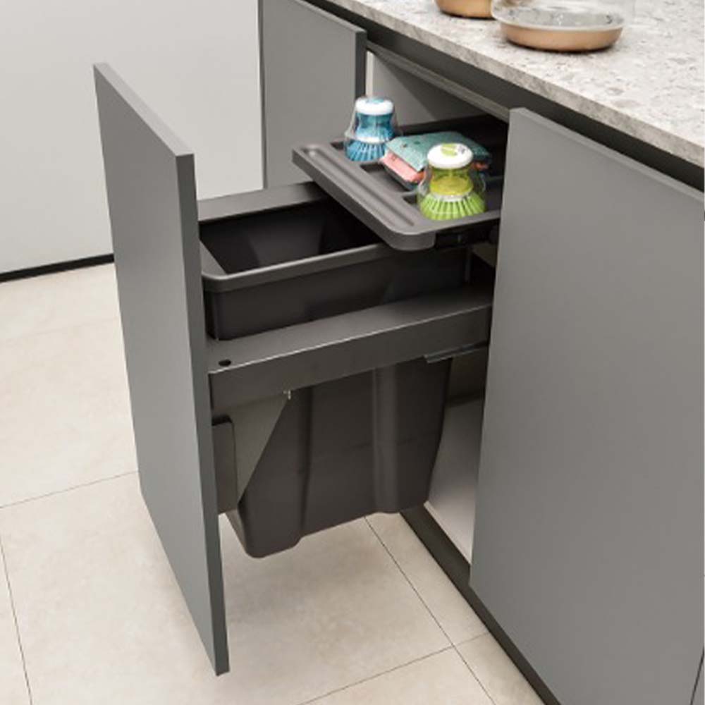 Basurero 1 contenedor con tapa extraíble (30 litros)