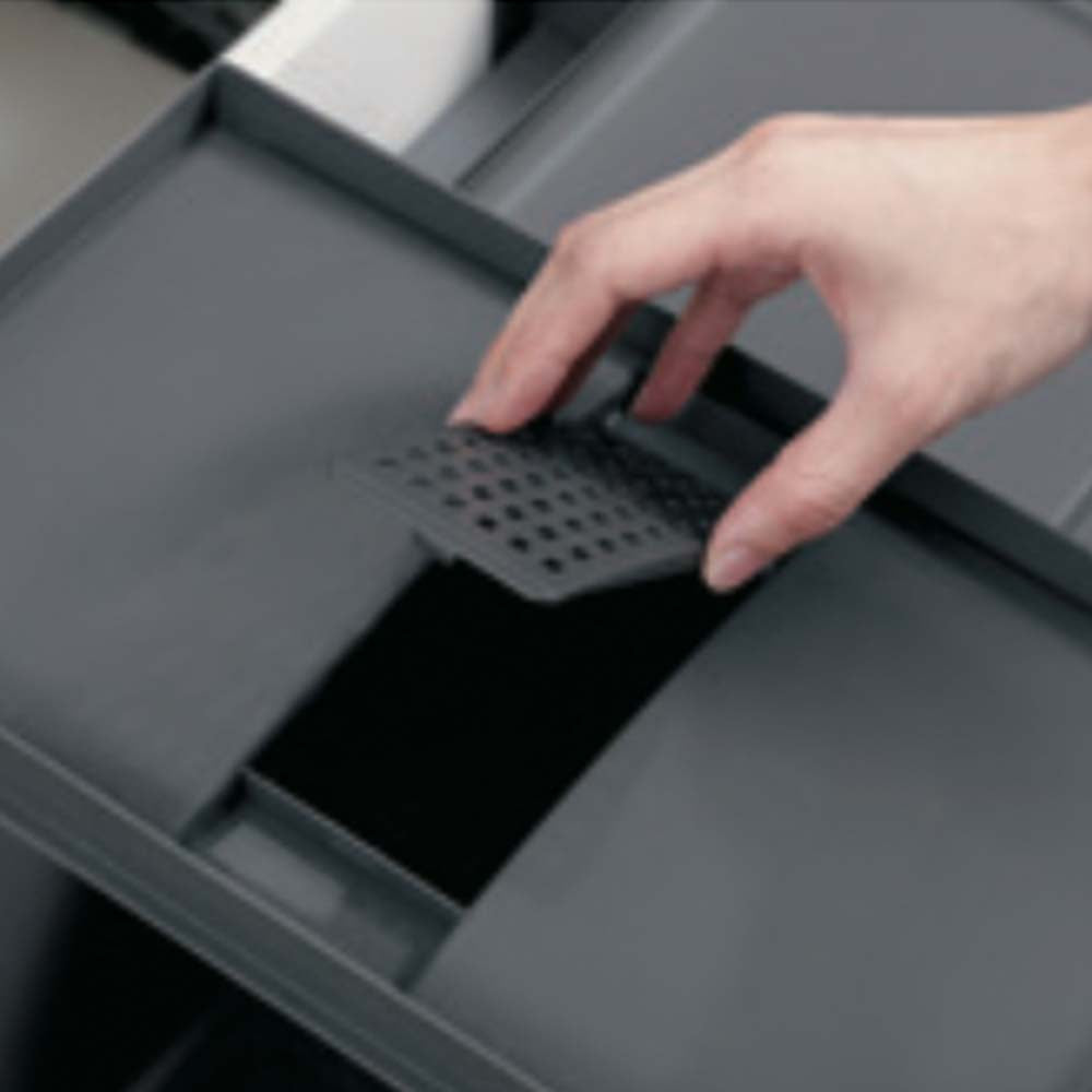 Basurero Reciclaje 2 contenedores para cajón (31 litros)