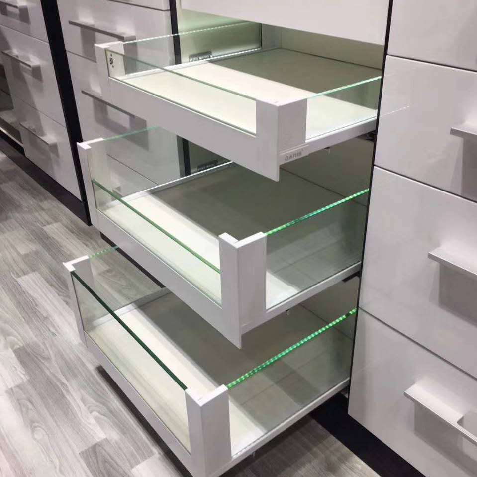 Despensa 5 cajones extracción total - blanco