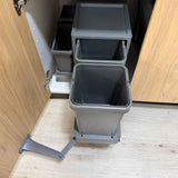 Basurero Compacto para Puerta Abatible