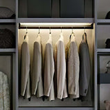 Barra de closet ovalada con led 1 metro