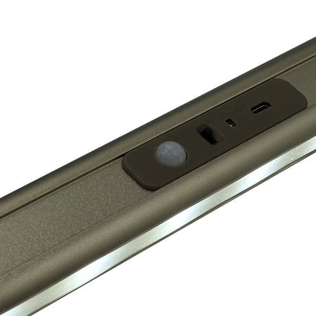 Barra de closet ovalada con led 1 metro