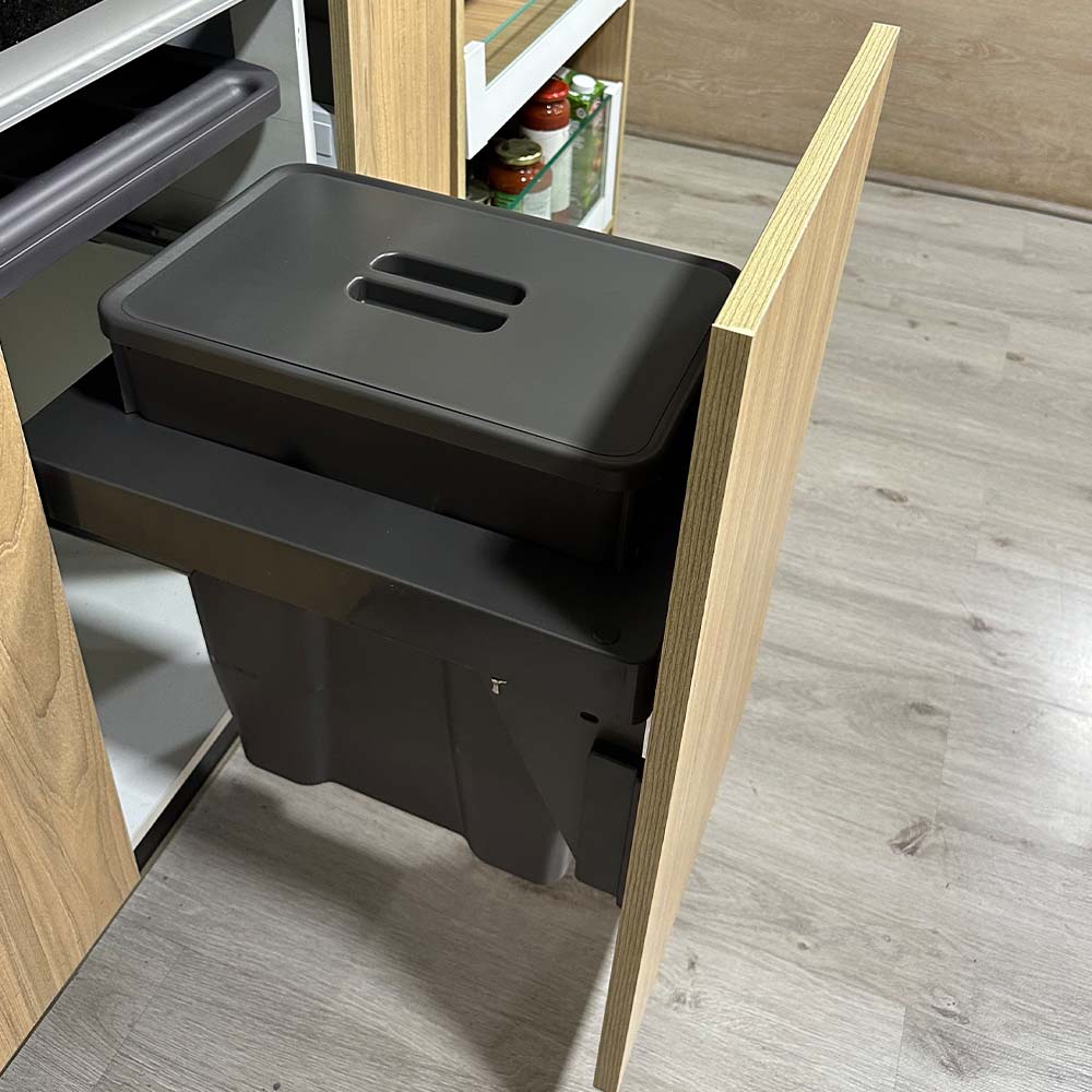 Basurero 1 contenedor con tapa extraíble (30 litros)