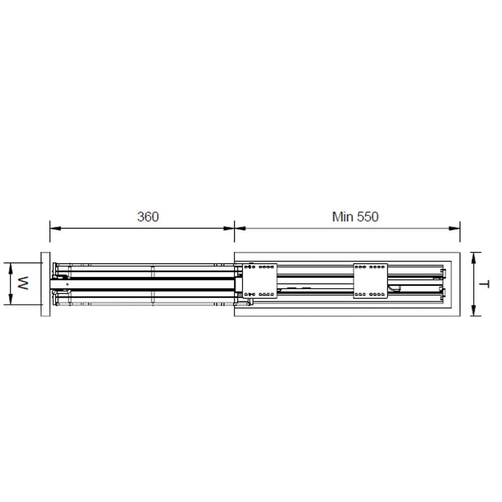 Columna Canastos Acero Cromado 6 Niveles