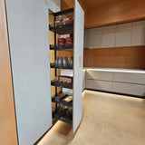 Columna Canastos Aluminio + Vidrio 6 Niveles