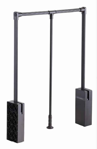 Elevador Barra Closet Negro