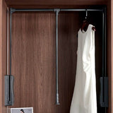 Elevador Barra Closet Negro