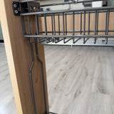 Especiero extraíble para Cocina grafito 150mm cierre suave