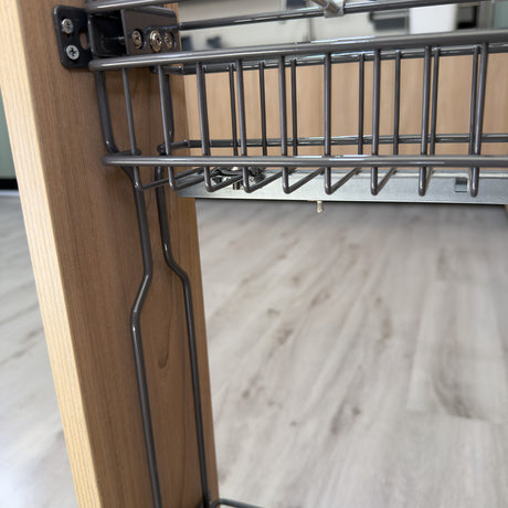 Especiero extraíble para Cocina grafito 150mm cierre suave