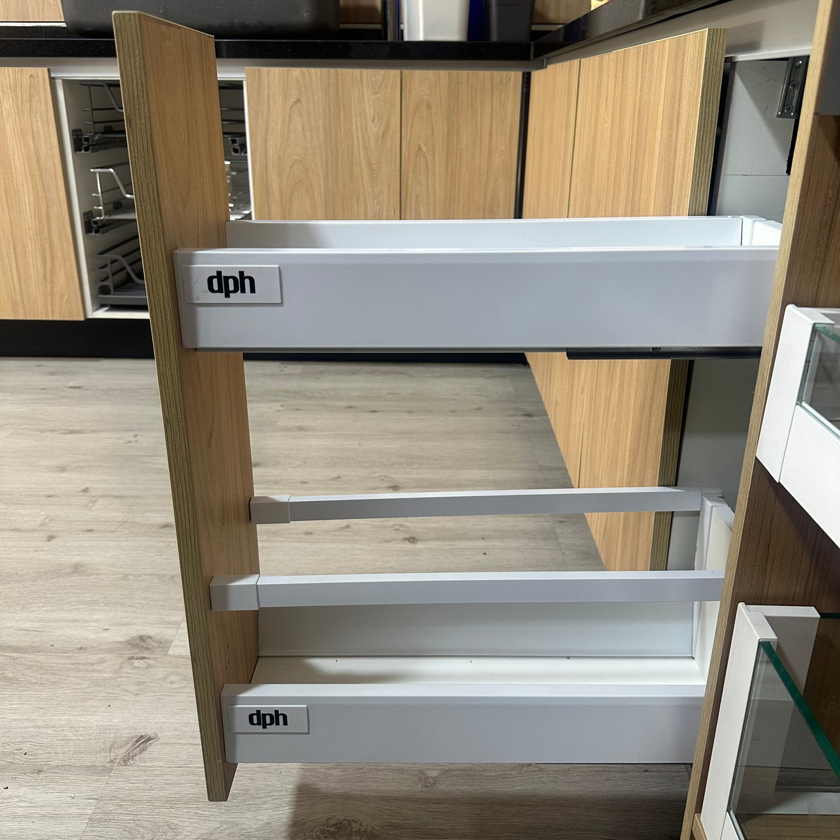 Especiero blanco extraíble cierre suave