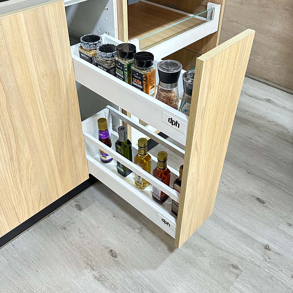 Especiero Cajón con Laterales Metálicos Organización de Cocina DPH