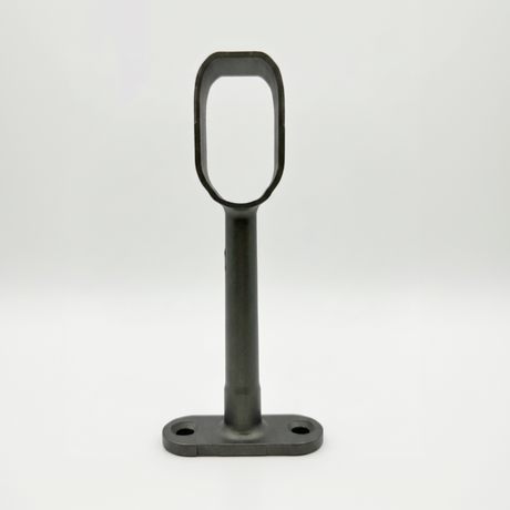 Soporte central barra closet ovalado