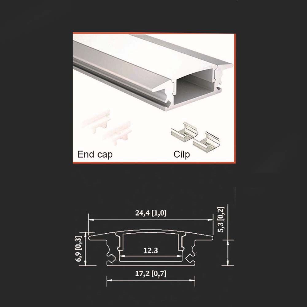 Canaleta Led Embutido