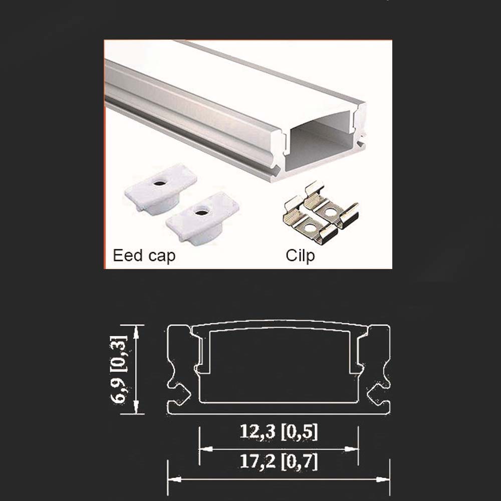 Canaleta Led Sobrepuesta