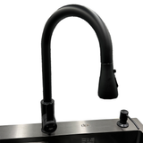 Lavaplatos Acero Inoxidable Negro full accesorios