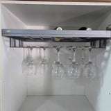 Rack organizador de botellas y copas